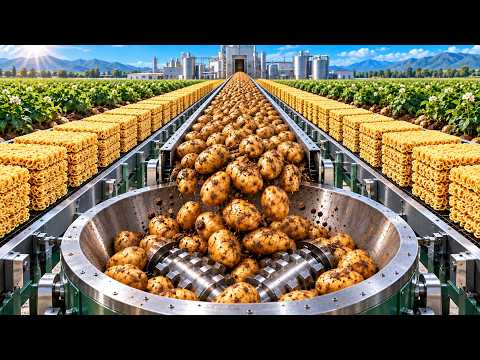 How Millions of Potatoes Become Instant Noodles Full