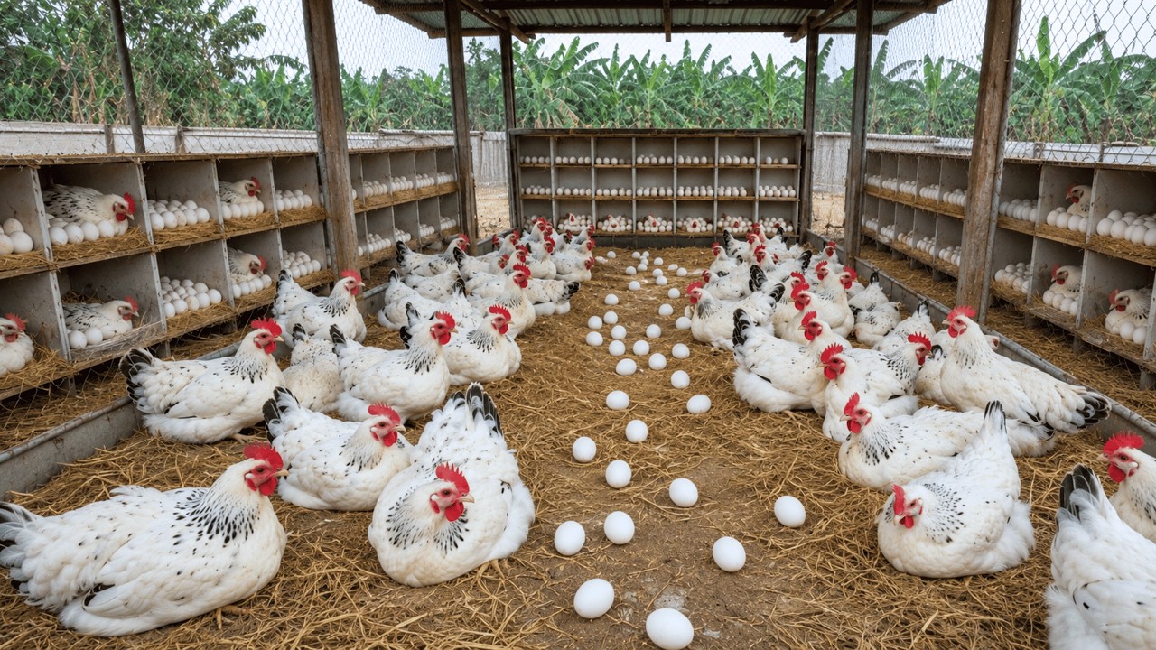 How to Raise Chickens for Eggs - Harvesting Eggs, Feed Free