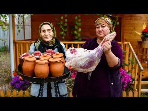 Traditional Azerbaijani PITI Recipe with Lamb Meat |