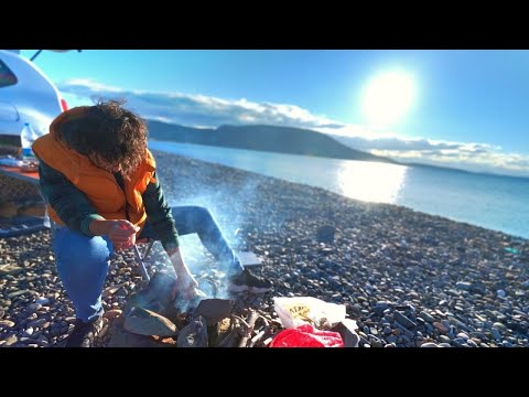 Muhteşem Kamp ve Balık Avı Merası - Issız Koyda Kalamar