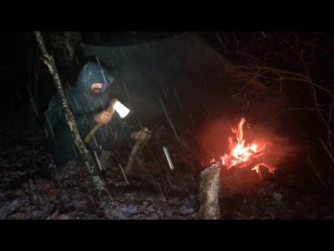 I Got Caught in a Snowstorm -9°C – Winter Survival with a