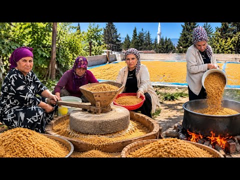 Köy Yaşamı Doğal Bulgur Yapımı Belgesel Tadında Köy Hayatı