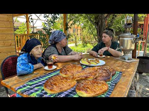 Grandma Making Traditional Dessert of Azerbaijani Cuisine!