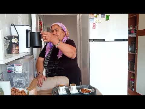 Akşam yemeği oğlumla kızımla kahve her