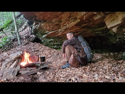 Old School Survival Camping - No Tent, No Sleeping Bag