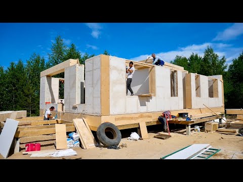 How to build a house in 3 days Fast construction