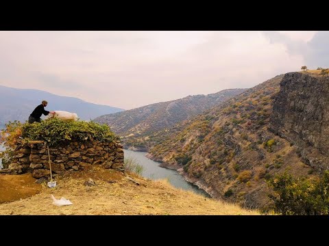 Dağ evi yapımı 2-Bölüm / Uçurumun üzerinde zor koşullarda