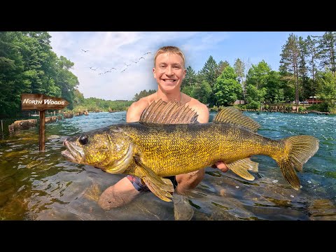 2 Days in the NorthWoods - Musky Fishing, Camping & Bonfire