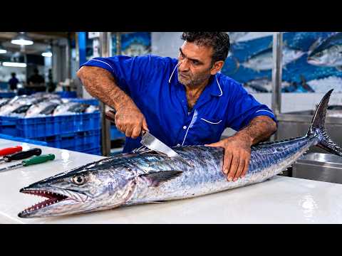 Spanish Mackerel: Customer-Style Steak & Fillet Cutting