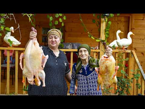 Grandma Cooked Delicious Lunch - Juicy Duck Recipe