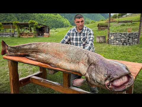 You’ve Never Seen a Fish This Big – Grilled in a Mountain