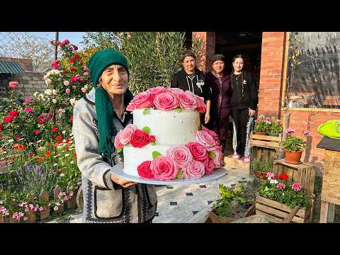 Prepared a Special Celebration Table with Grandma & Cut the