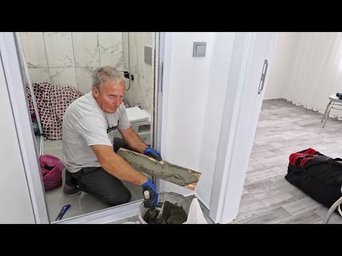KAPI KENARLARINA FAYANS DÖŞEDİK ÇOK GÜZEL VE ŞIK OLDU
