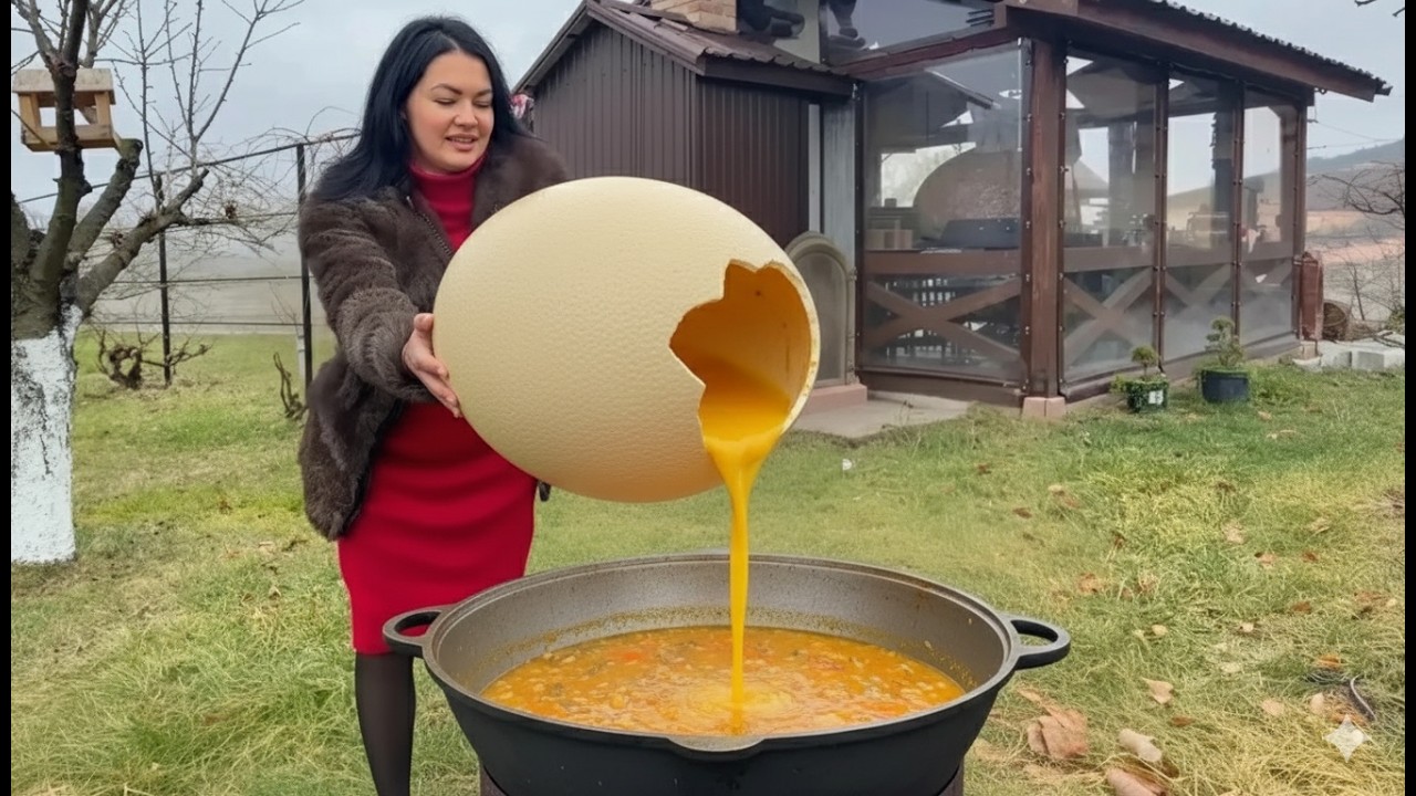 You Won’t Believe How Good Ostrich Egg Soup Tastes Country