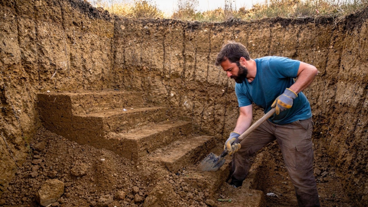 Man Builds Secret Underground Cabin in the Wilderness by