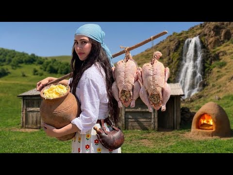 Rainy Day Village Life | Cooking Chicken Dinner