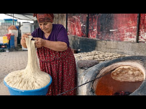 Yüksek Dağlarda Zorlu Köy Yaşamı ~ Tandırda Köy Ekmeği