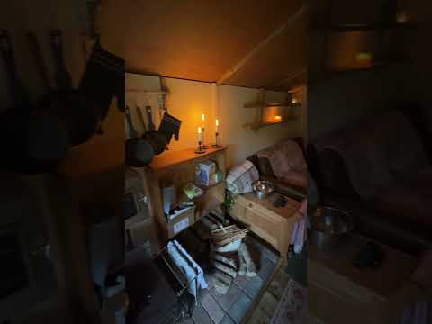 Fully off grid cabin in the uk #smallholding #homesteading