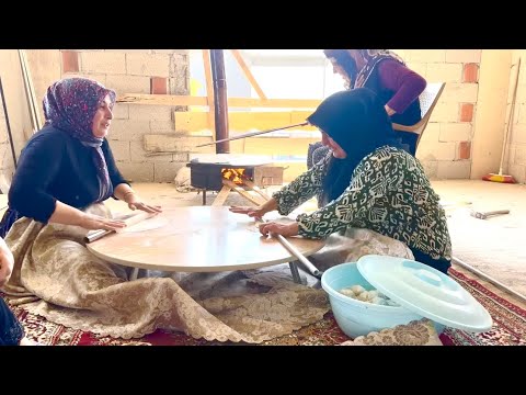 20 DAKİKADA 1 DESTE YUFKA YAPTIK‼KUZENİMİN ELLERİNE SAĞLIK