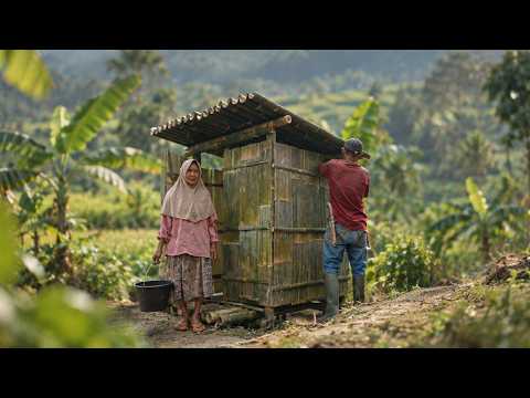 Building a Simple Bamboo Bathroom for My 100 Year Old Mother