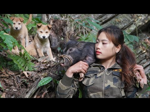 Skills in setting traps, chasing wild boars, and catching