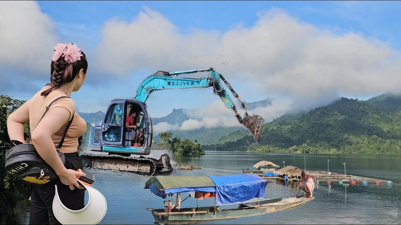 FULL VIDEO: 100 days of excavator and dump truck work in