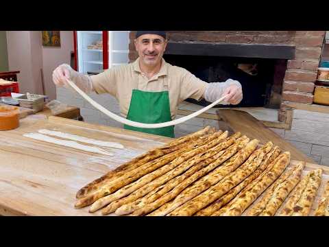 Giant 1-Meter Crispy Turkish Pide (Wood-Fired Bafra Pide)