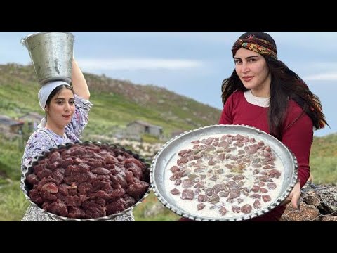 Tandoori kebab flavored with fresh milk in the mountain
