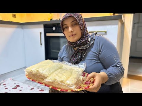 TÜL GİBİ İNCECİK EVDE ÇİĞ YUFKA YAPMAK ARTIK ÇOK KOLAY VE