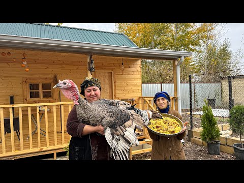 TURKEY PILAF | Pomegranate Salad, Warm Wood Village House |