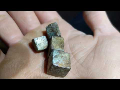 Huge Talc Mine With Pyrite Crystals In It