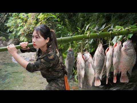 Stream Fishing Skills: Catching Fish Using Simple Natural