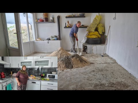 MENÜMÜZDE NELER HAZIRLANIYOR VE TESVİYE BETONUMUZ BİTTİ ÇOK