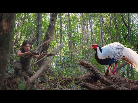 set pheasant traps, make new beds for shelter, survival