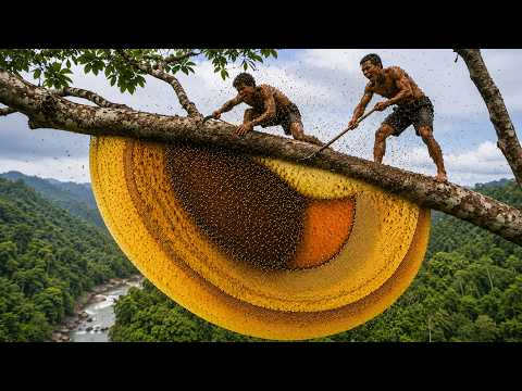 A perilous wild honey hunt A giant hive that only 0 01% of