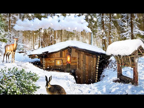 Building of an animal feeder near a secret dugout