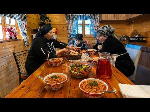 Relaxing Village Life & Traditional Meat Bean Stew Recipe