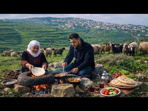 I found a mountain village living in a primitive way