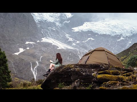 Silent Hiking in New Zealand's Pure Nature Camping ASMR