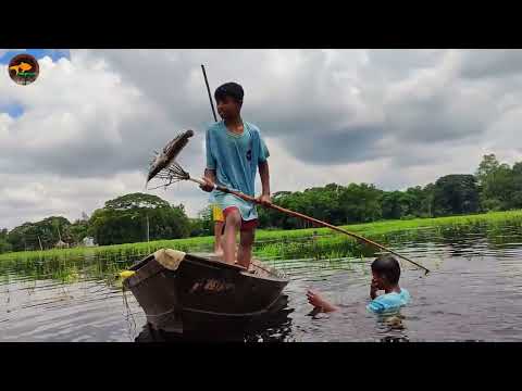Amazing Village Popular Fish Catching Experience In