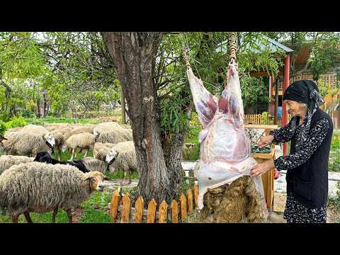 We Slaughtered a Lamb and Cooked the Most Delicious Lamb