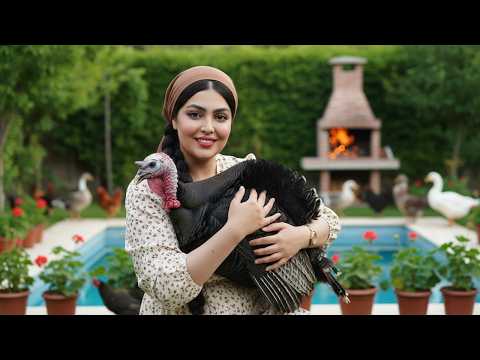 Village Cooking: Making a Delicious Burger with Fresh Local