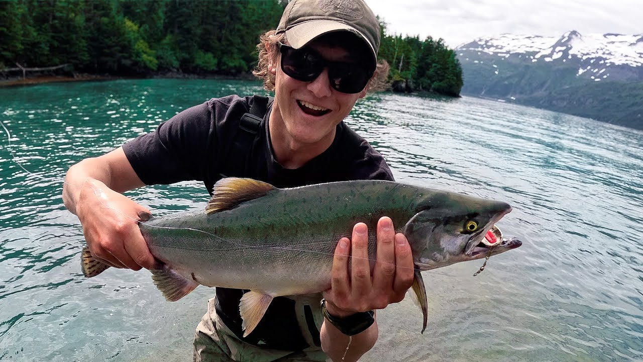 Fishing, Camping & Climbing by the Ocean Alaska Catch and