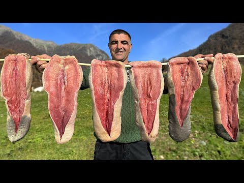 Cooking Beef Tongues In The Mountains According To A Family