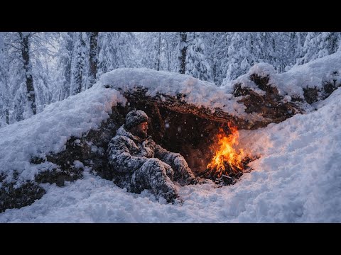 Can I Survive 2 Days Alone in a -18°C Blizzard under a tree
