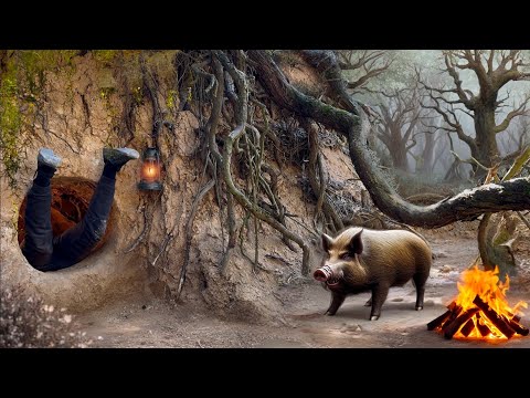Building a Secret Dugout for Survival in the Wild Boar’s