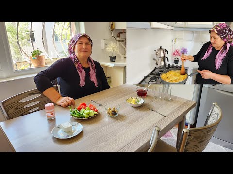 YENİ MUTFAĞIMDA HUZURLU MUTLU SOHBETLİ YUMURTA OMLET
