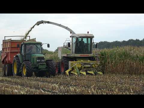 Mais hakselen met Claas Jaguar 860 + John Deere 2850, 6900