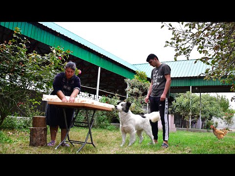 1 METER DONER RECIPE! Village Life Away From City