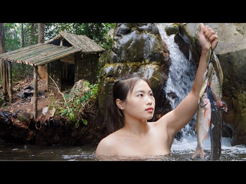 Skills in catching fish, catfish, stream fish, making